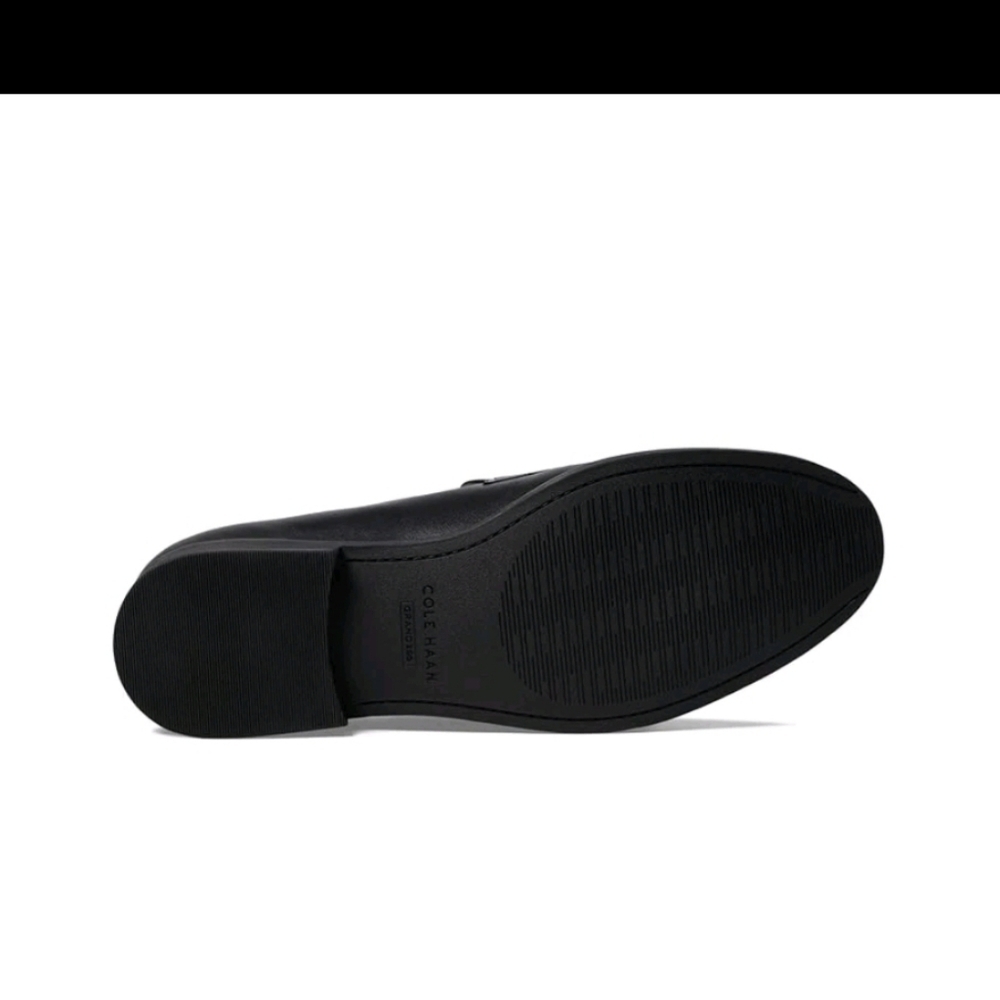 Cole Haan Men's Stassi Penny Loafer Leather Shoes - Black - Picture 5 of 9